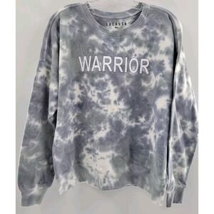Anthropologie Lacausa‎ Warrior Sweatshirt Blue & White Oversized Size S  NWT